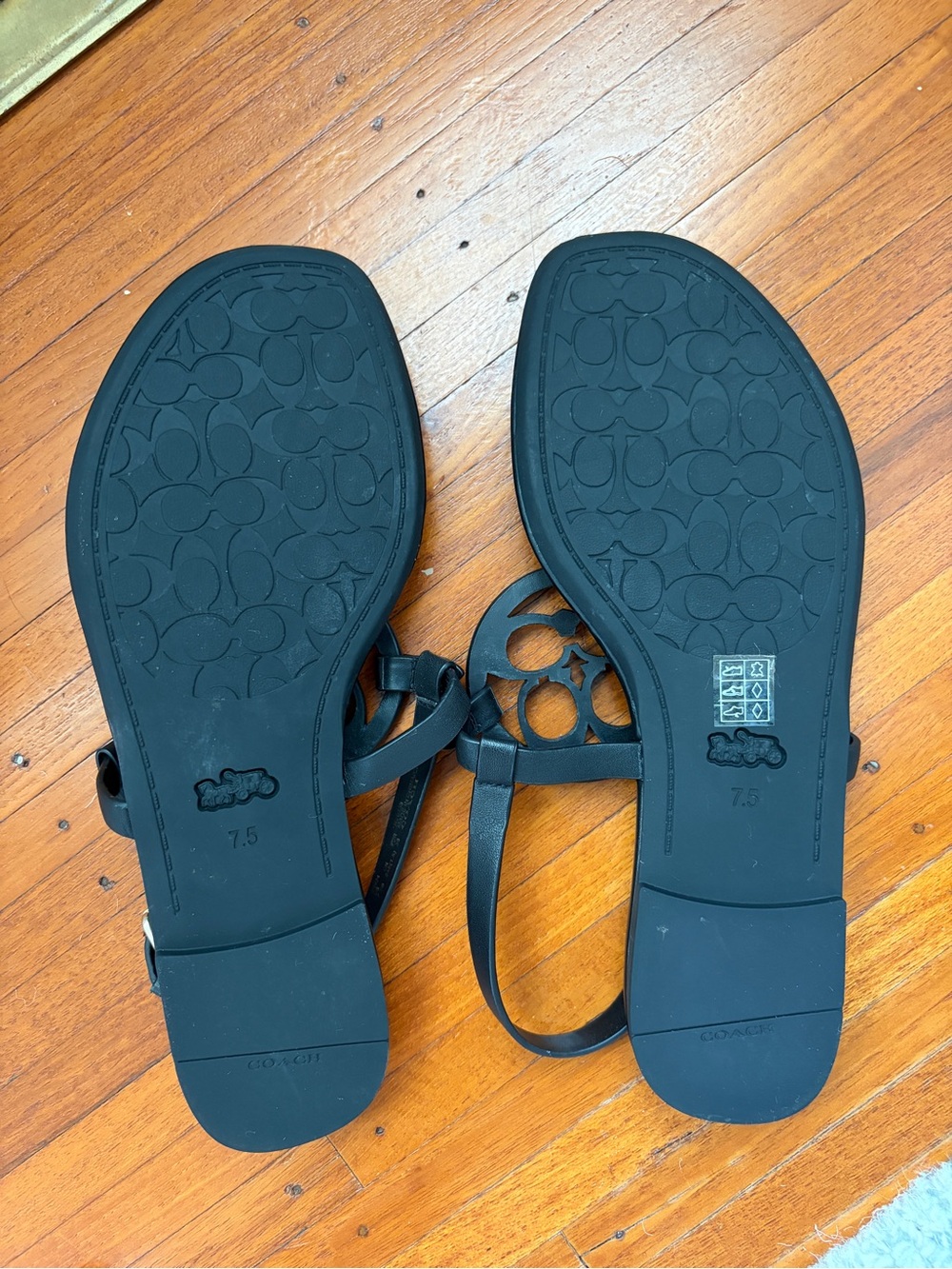 Coach Jaci Leather Sandals - Picture 3 of 3